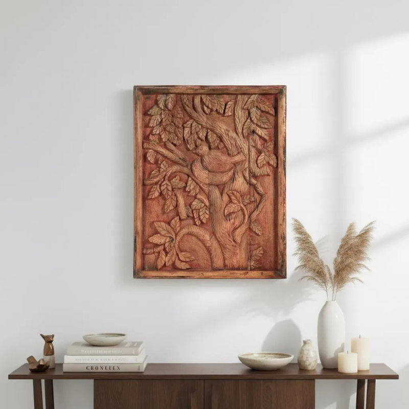 Wall Decor on Solid Wood