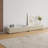 94.5" Beige Wood Patchwork Marble Countertop TV Storage Cabinet, 4 Drawers-183174908