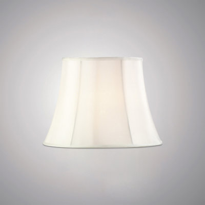 20.5cm H Polyester Empire Lamp Shade ( Clip On ) in Cream