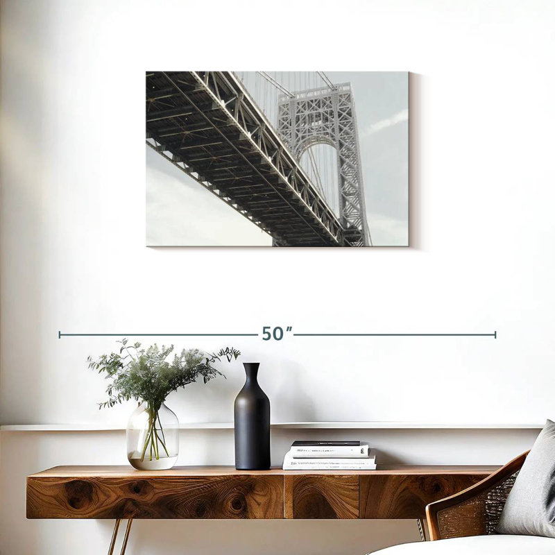 Pont sous le pont, H 20 po x l 30 po