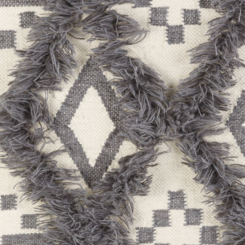Tringle murale en laine Killingworth, Gris anthracite