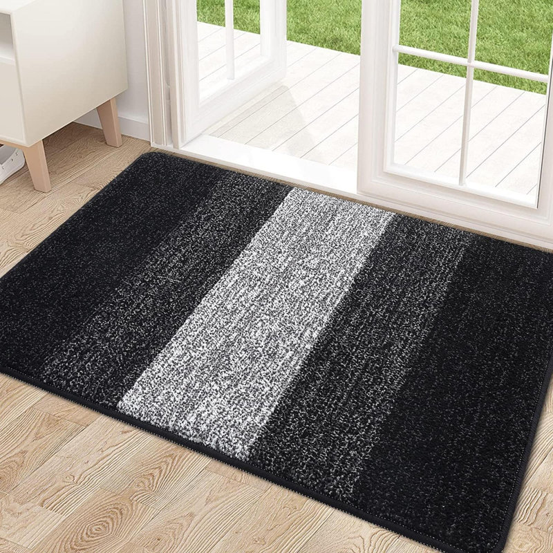 Tapis de cuisine Anjolena, Noir