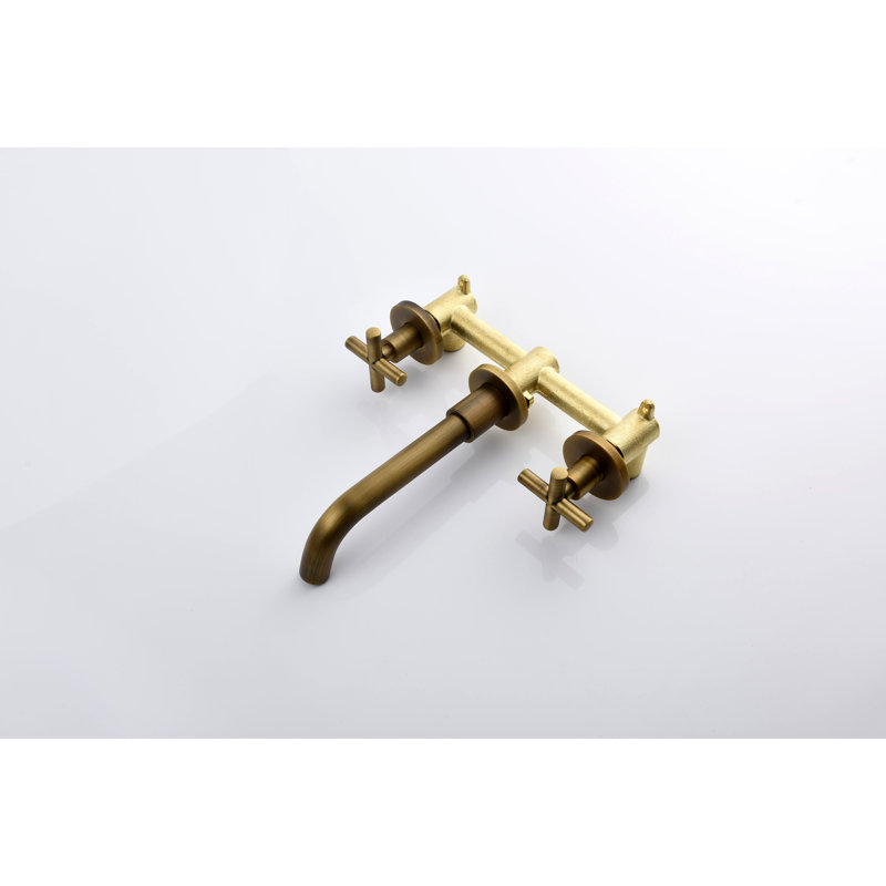 Bathroom Faucet Wall Mounted Bathroom Sink Faucet, Bronze