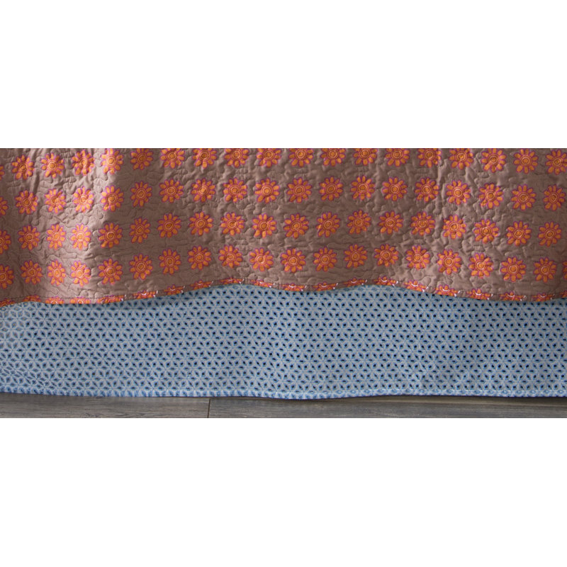 Eyelet Tailored Bed Skirt, King
