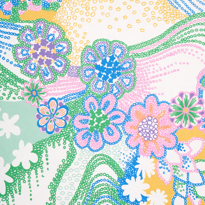 Papier peint Schumacher x Clements Ribeiro, Multicolore clair