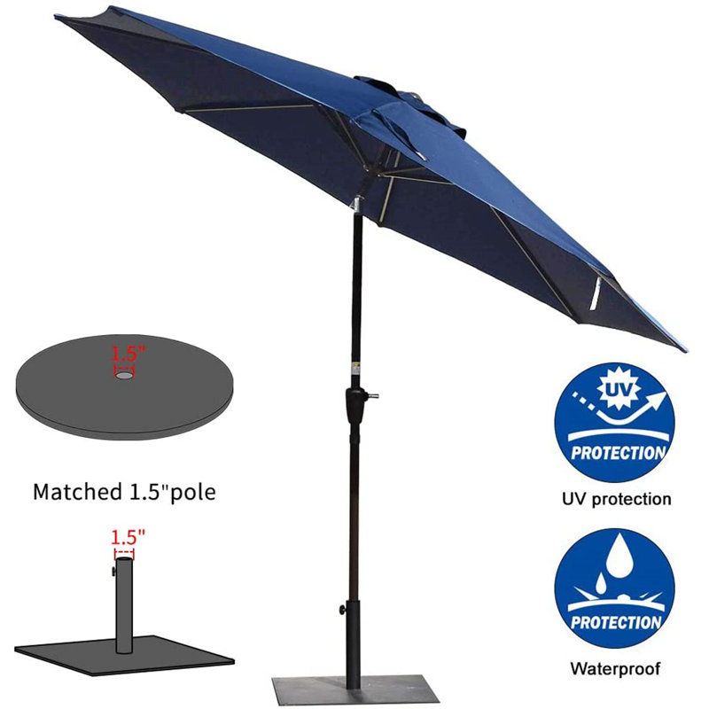 Parasol de marché 10 po Nolin, Bleu marine