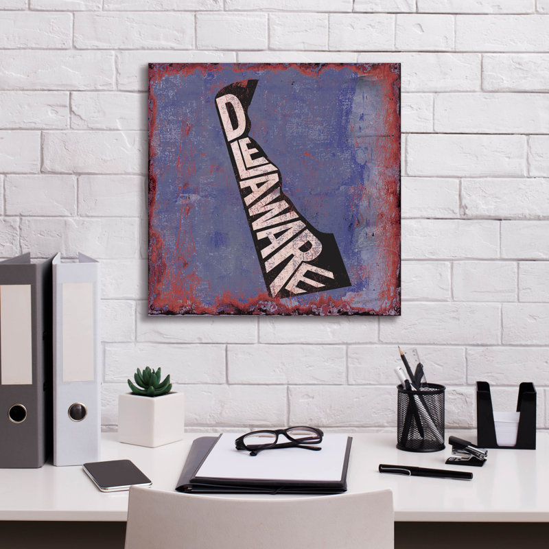 'Delaware' by Art Licensing Studio Canvas Wall Art
