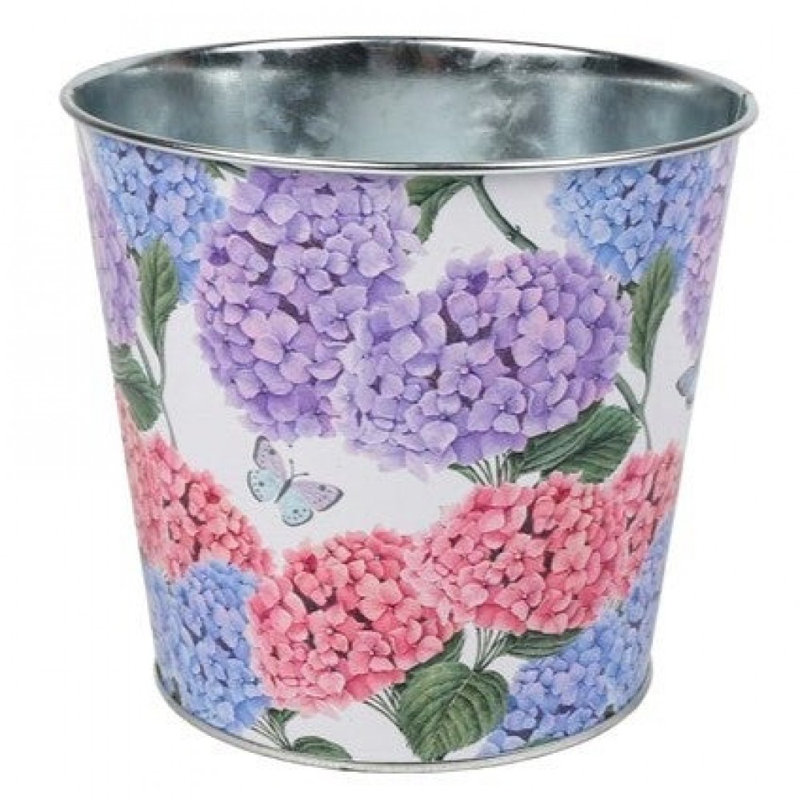 Garden Of Lilacs Printed Metal Bucket