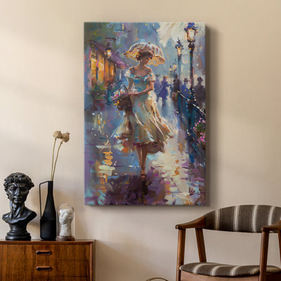 WOMEN Series DCCDXLV III - Toile tendue avec châssis Premium - Prêt à être accroché