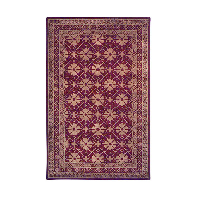 Classic Hand Tufted Wool Oriental Rug, Rectangle 5' x 8'