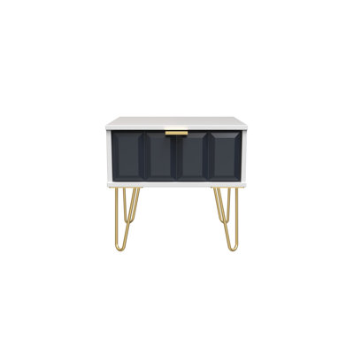 Allem 1 Drawer Bedside Cabinet (Ready Assembled)