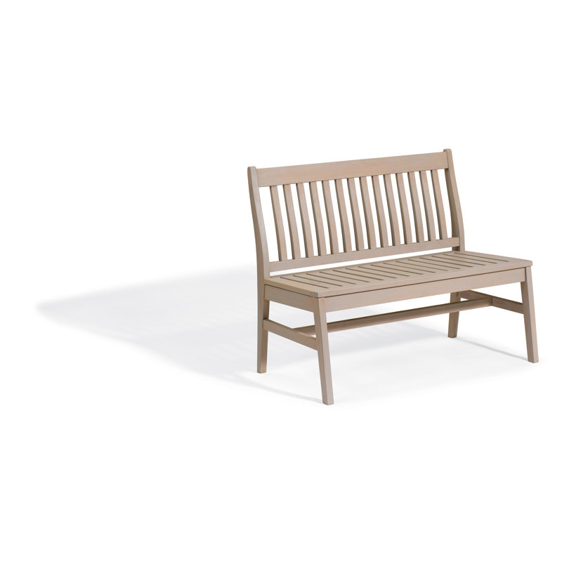 Banc de jardin en bois Myres, Grigio