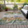 Machine Washable Indoor/Outdoor Xhevrie Beige Rug