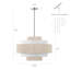 Lustre tambour moderne à niveaux-368041302