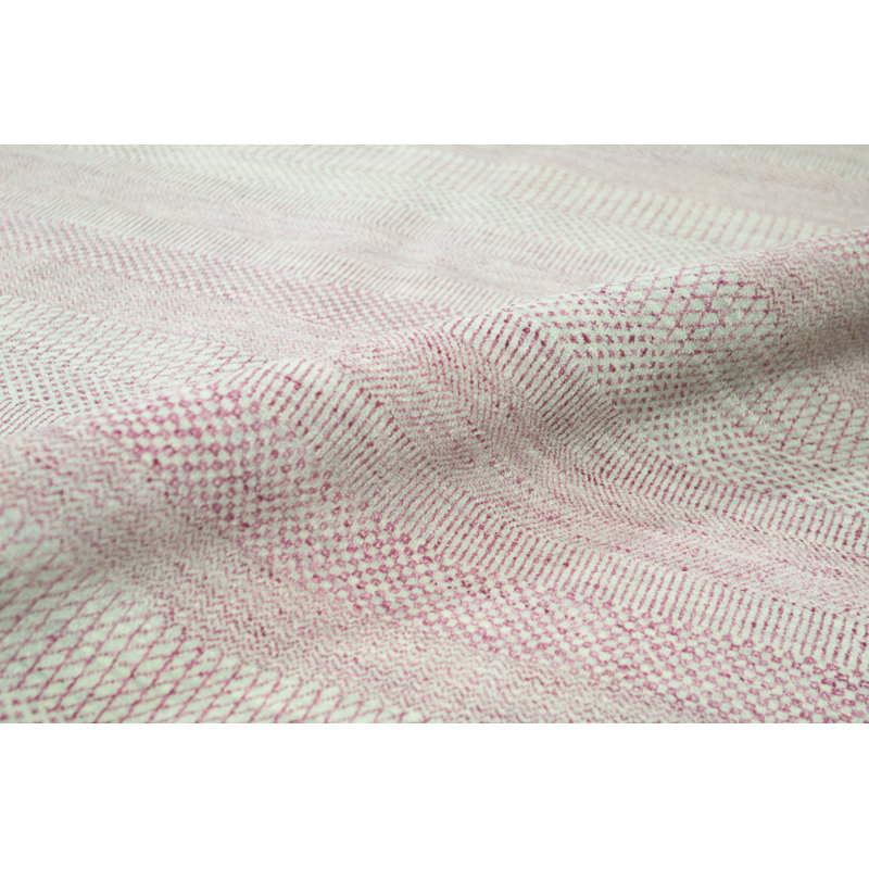Hand-Knotted High-Quality Gray/Pink Area Rug