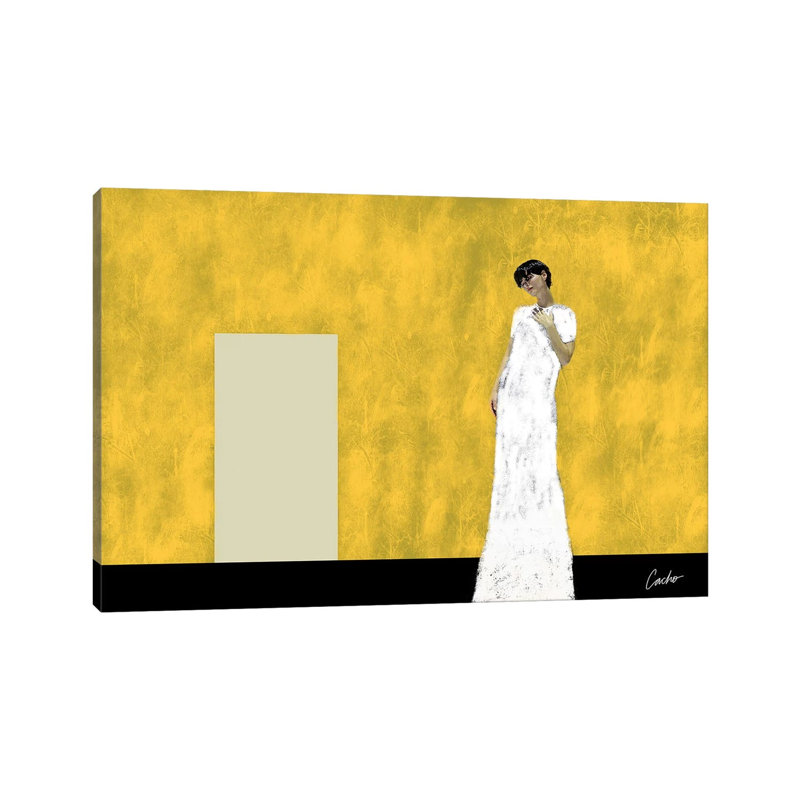 The Gate Of The Night by Jose Cacho - Wrapped Canvas Painting, 20.32cm H x 30.48cm W x 1.9cm D