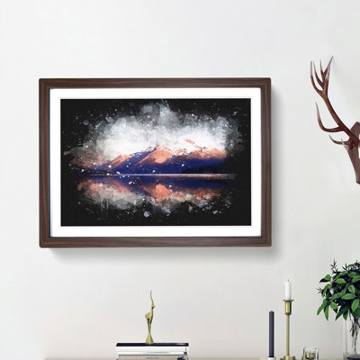 Mountain Sunshine in Canada - Picture Frame Graphic Art Print