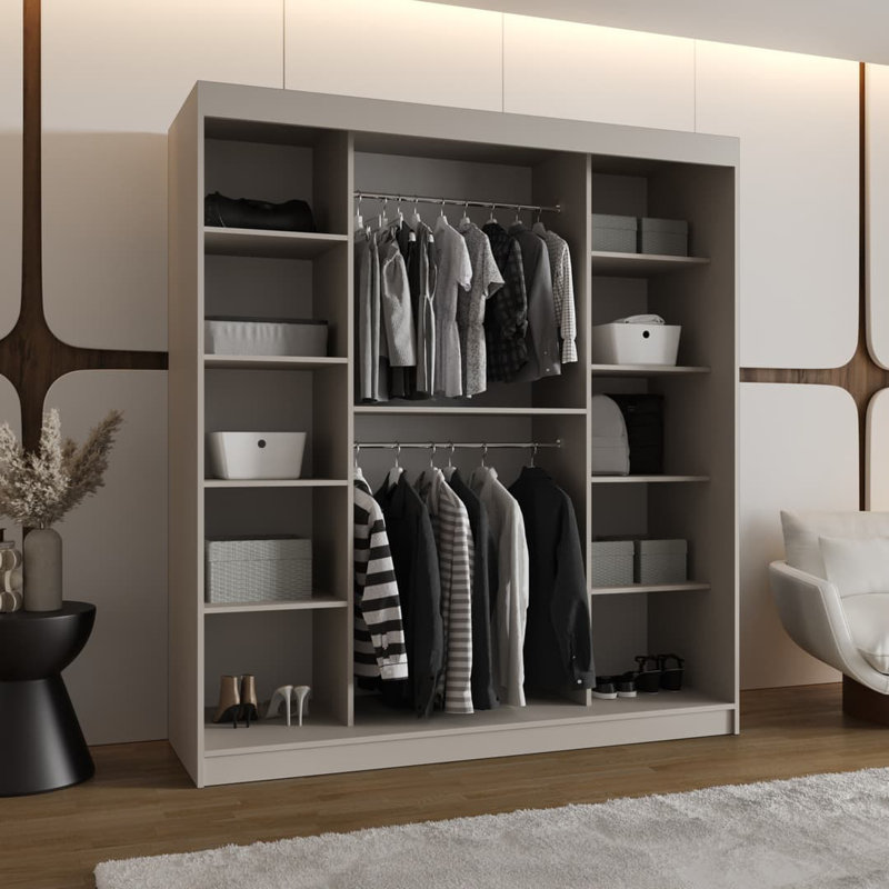 Manufactured Wood Wardrobe, Cashmere