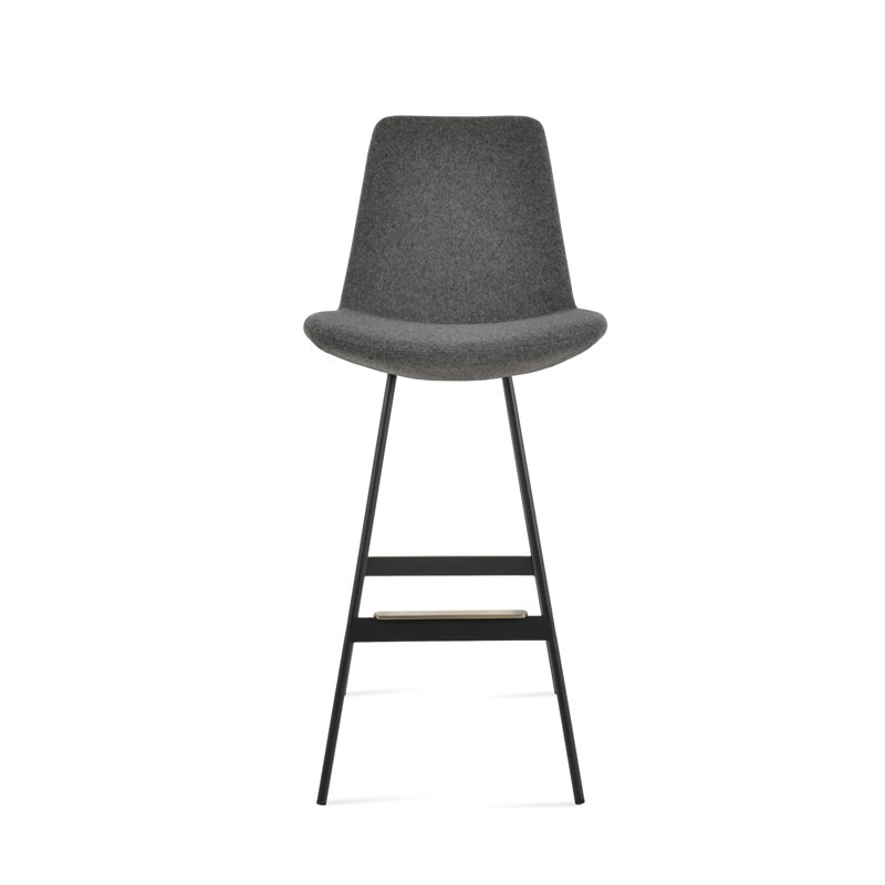 Tabouret Eiffel Balat, Gris foncé, Noir