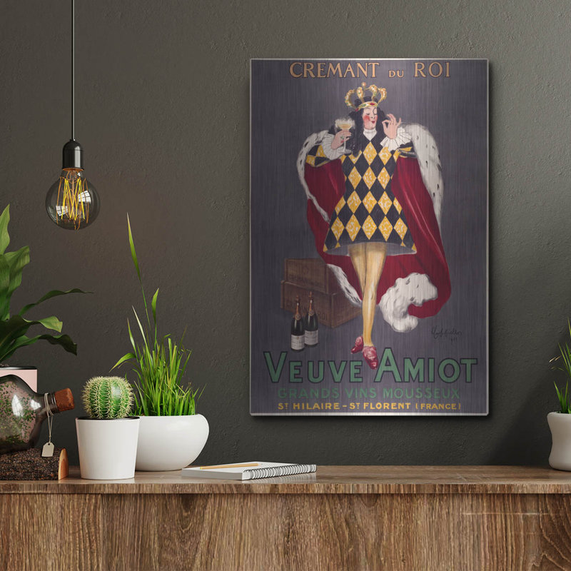 "Veuve Amiot Cappiello King" par Vintage Posters, H 16 po x l 12 po