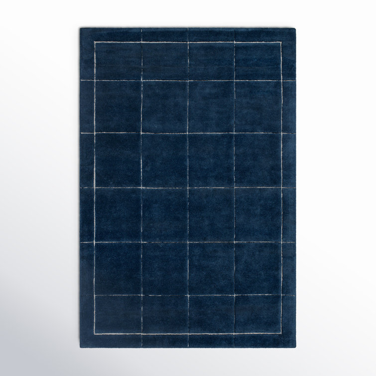Mallory Marine Blue Hand Tufted Area Rug