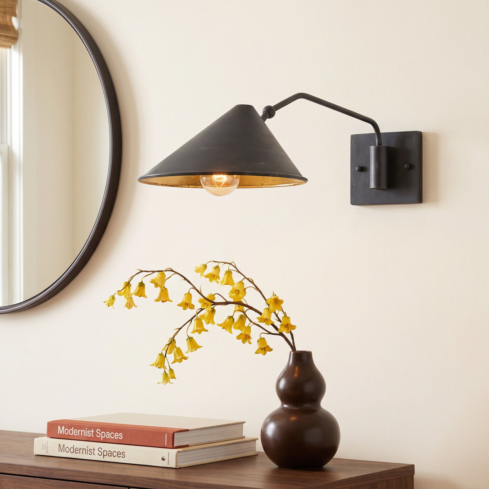 Serpa 1-Light Swing Arm Sconce