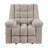 Chenille Upholstered Reclining Chair-1073970906