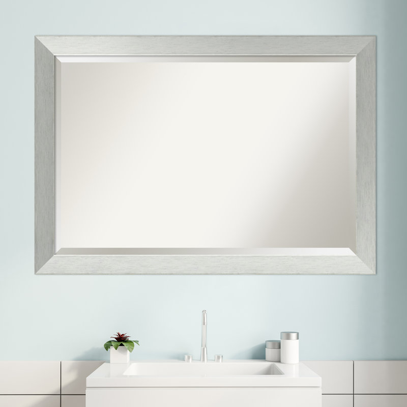 Moderm et miroir contemporain, H 28 po x l 40 po