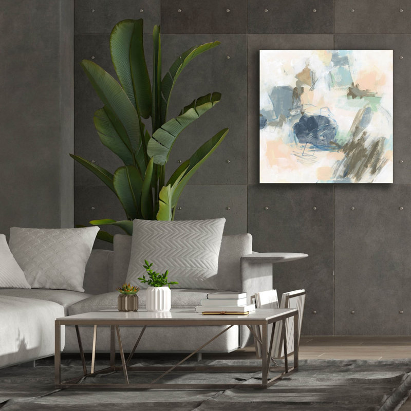 «Epel Graffiti» «Pastel Poem 1» par June Erica Vess, art mural sur toile, 37 po x 37 po, H 37 po x l 37 po