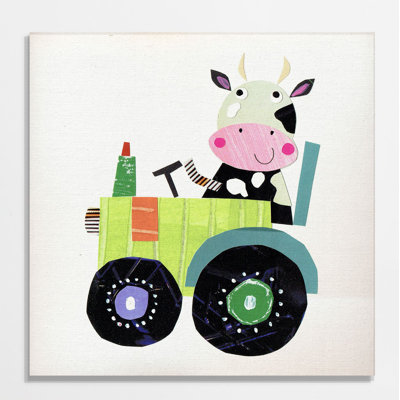 « jolie cow cow », peinture sur toile tendue