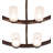 Loxley 39 - Light Dimmable Chandelier