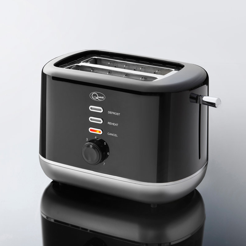 2 Slice Toaster, Black