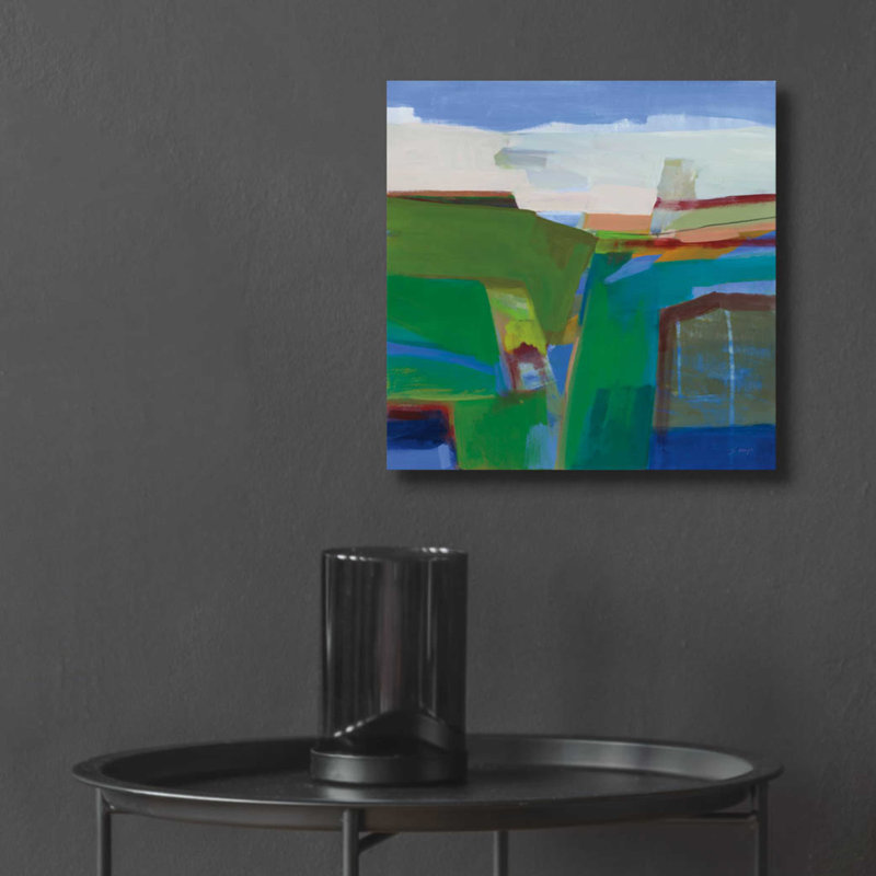 " Clear Day " by Jo Maye, 12" H x 12" W x 0.13" D