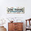«Gone Fishing», impression sur toile-438635271