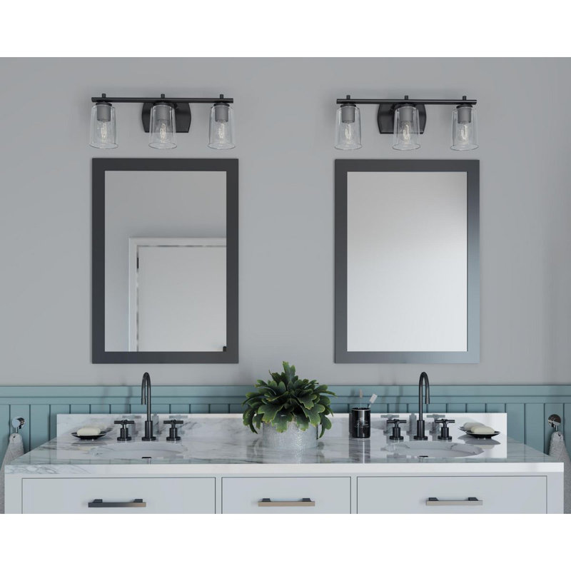 Éclairage pour meuble-lavabo 3 lumières Kilpatrick, Noir