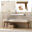 Banc en cuir véritable Bittoo-1557040879