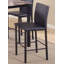 Citico Metal Counter Height Dining Chairs With Black Metal Frame, Set Of 4