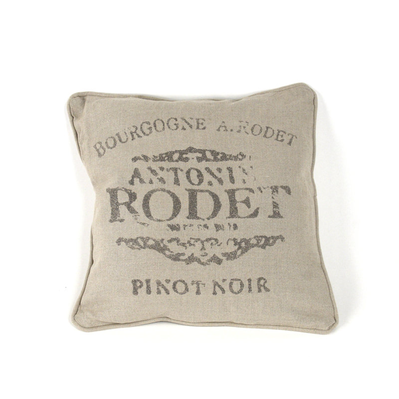 Linen Square Pillow Cover & Insert