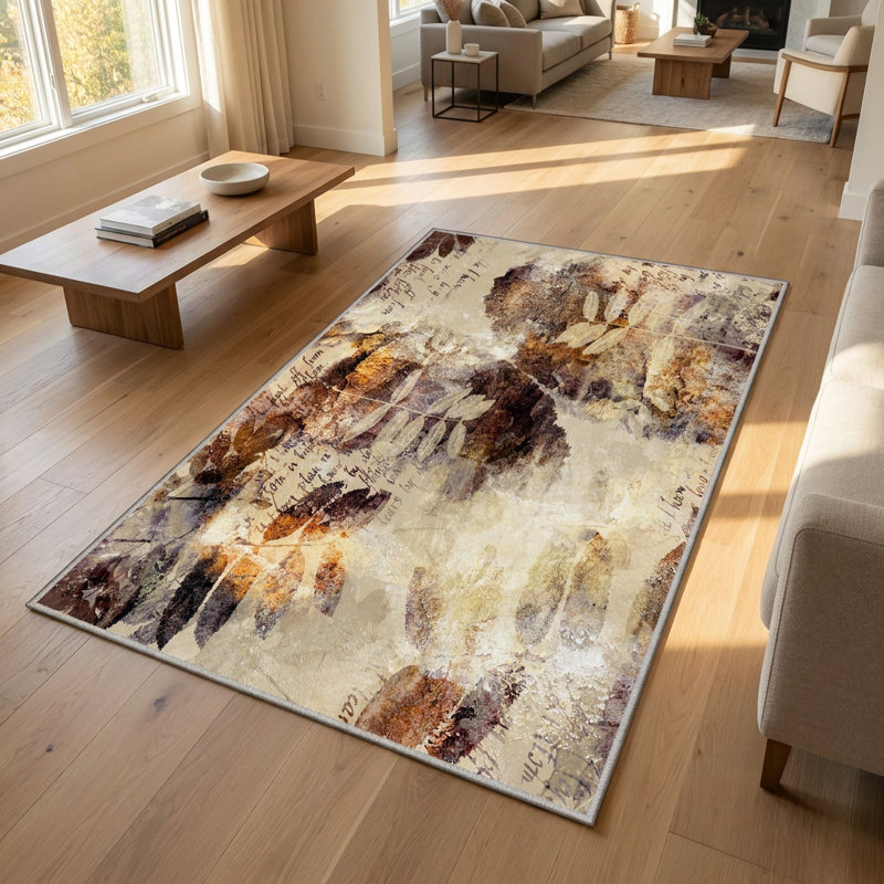 Tapis botanique multicolore Alcott