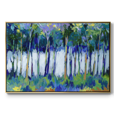 Lumière à travers les arbres, reproduction d'art sur toile