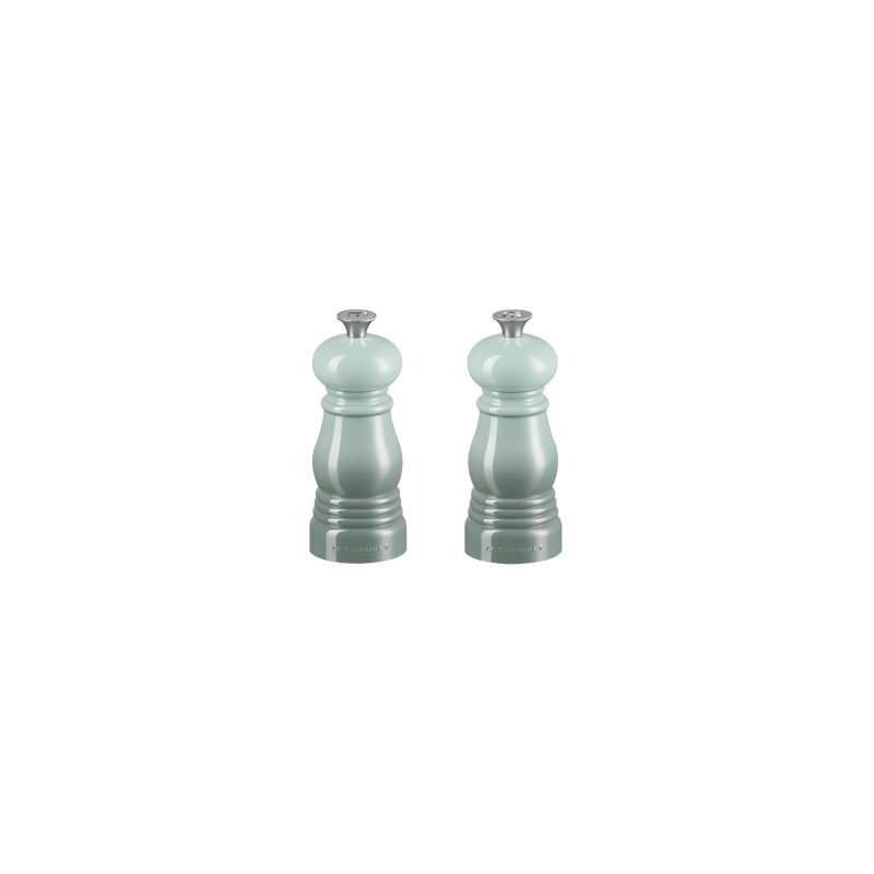 Le Creuset Acrylic Classic Petite Salt And Pepper Mill Set 5 In.  Sea Salt