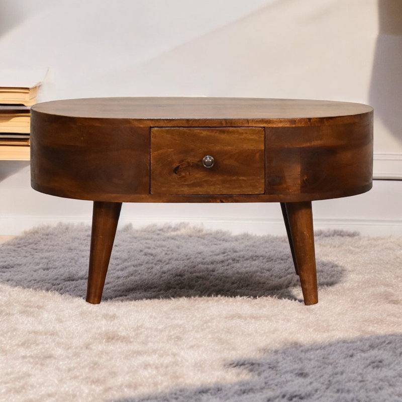 Nickolai Solid Wood Single Coffee Table