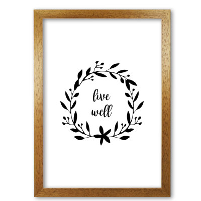 Live Well Illustration - Print