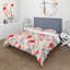 Ensemble de housse de couette à pois rouges et blancs III-1677645025