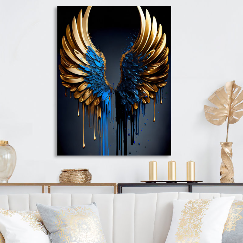 Décoration murale Kings Wings III de Kingsville, 44" H x 34" W x 1" D