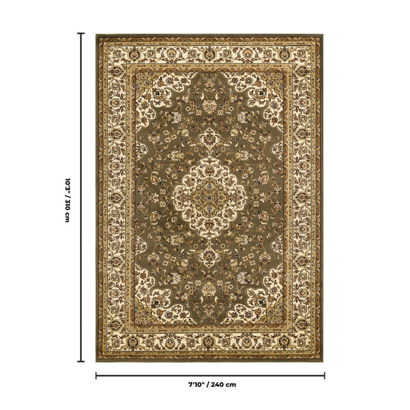 Ehmann WF_VIN5004 Green 7'10" x 10'3", 7'10"x10'3"