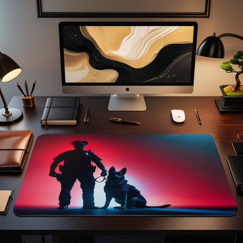 Polyester Desk Pad, 23.6x13.8