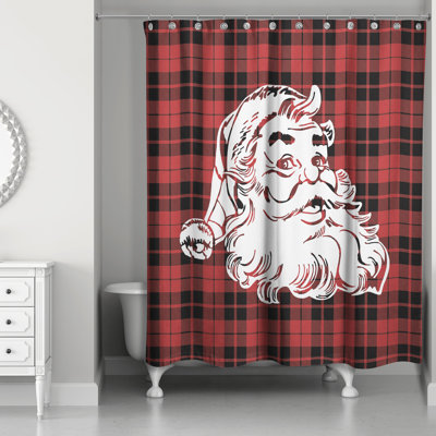 Reva Plaid Shower Curtain