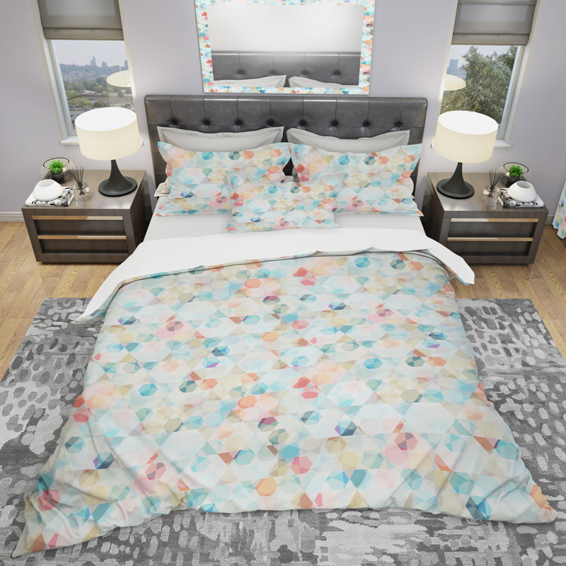 Ensemble de housse de couette, Housse de couette double / grand + 2 taies