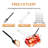 Chilled Condiment Server Clear ICY Condiment Tray Ice Party Serving Bar With Lid Garnish Holder On Ice 5 Removable Compartments